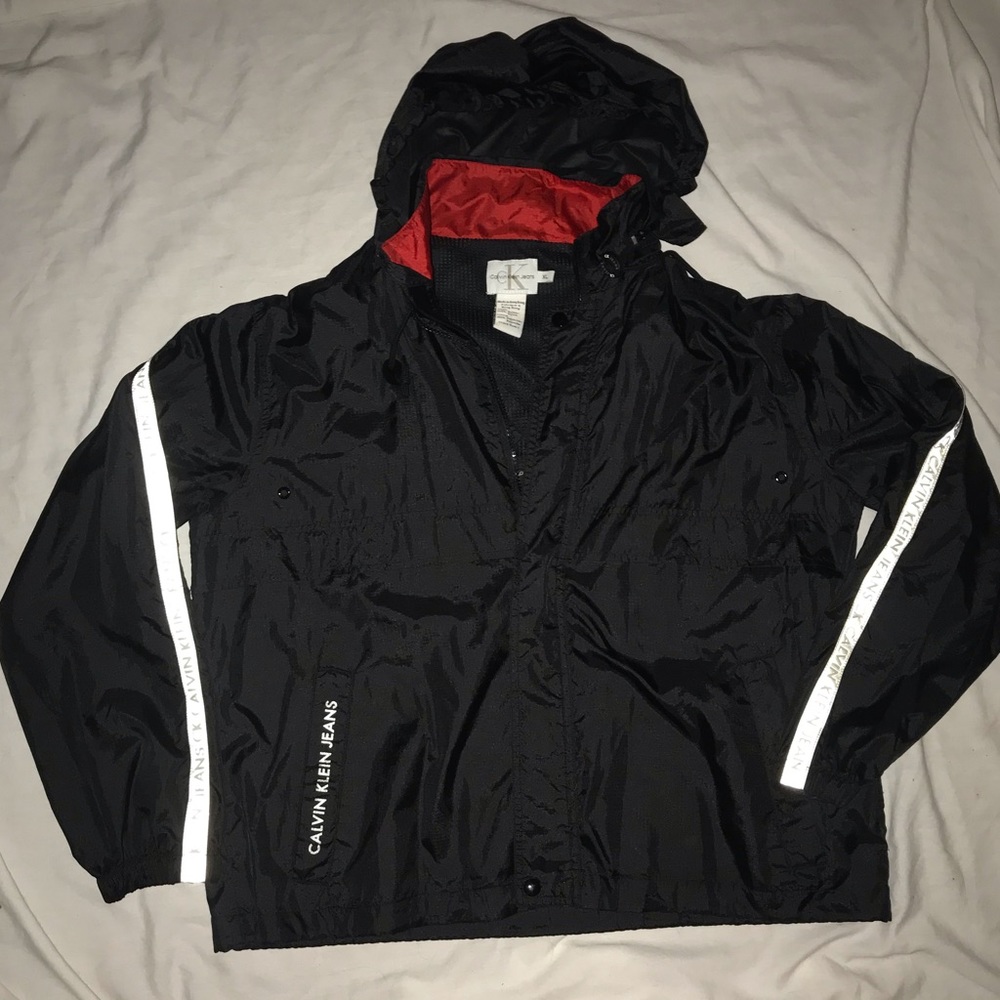 Rare vintage reflective Calvin Klein windbreaker